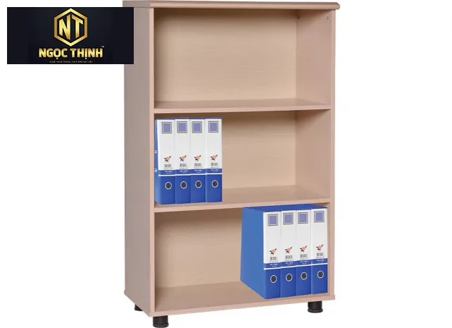 Tủ tài liệu thấp kết hợp giữa hai chất liệu là Laminate và Melamine NT1260